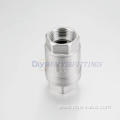 Stainless steel vertical spring check valve